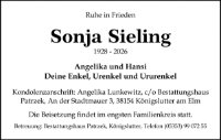 eine Anzeige